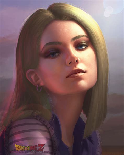 android 18 fan art|realistic android 18.